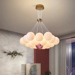 INSPIRA LIFESTYLES - Lighting Pendant Chandelier Ball, Modern Pendant Chandelier, Elegant Ball Light Fixture, Contemporary Pendant Light, Stylish Chandelier Ball, Spherical Pendant Lighting, Sophisticated Chandelier Design, Luxury Pendant Light, Dining Room Chandelier, Living Room Pendant Lamp, Artistic Ball Chandelier, Ambient Lighting Fixture, Designer Pendant Chandelier, Elegant Home Illumination, Modern Sphere Light