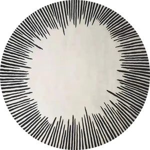 Iris Round Area Rug | Modern Nordic Circular Area Rug | Inspira ...