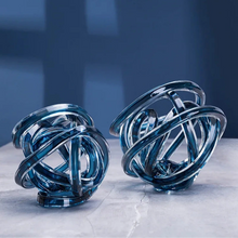 Load image into Gallery viewer, INSPIRA LIFESTYLES | Twisted Coil Glass Sculpture – Handcrafted Transparent Decorative Art for Modern Interiors, Contemporary Twisted Coil Glass Art Sculpture – Elegant Transparent Decor Piece, Modern Glass Sculpture – Artistic Twisted Coil Design for Interior Decoration. twisted-coil-glass-sculpture-decorative-art, modern-twisted-glass-sculpture-interior-decor, handcrafted-twisted-glass-sculpture-elegant-design.
