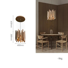 Load image into Gallery viewer, INSPIRA LIFESTYLES | Wood Block Chandelier - WOODEN LIGHT FIXTURE, WOODEN CHANDELIER, WOOD PENDANT LIGHT, WOOD LIGHT, WOOD CHANDELIER, MODERN PENDANT LIGHT, MODERN CHANDELIER, Luxury Pendant Light, LUXURY CHANDELIER, Living Room Chandelier, Kitchen Chandelier, Dining Room Chandelier, Designer Chandelier, Contemporary, BEDROOM LIGHT, LIVING ROOM LIGHT, ACCENT LIGHT, SCULPTURAL LIGHT, FEATURE LIGHT, MODERN LIGHT, RESTAURANT LIGHT, HOTEL LIGHT, UNIQUE LIGHT, Contemporary Lighting Fixture, STAIR LIGHT
