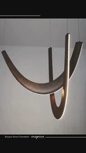 Load and play video in Gallery viewer, Bosque Wood Chandelier

