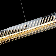 Load image into Gallery viewer, INSPIRA LIFESTYLES - Bella Glass Linear Pendant, RESTAURANT LIGHT, RECTANGLE LIGHT, RECEPTION COUNTER LIGHT, PENDANT LIGHT, MODERN PENDANT LIGHT, MODERN LIGHT, MINIMALIST LIGHT, MINIMAL LIGHT FIXTURE, MEETING ROOM LIGHT, LINEAR LIGHT, LED LIGHTING, LIGHT FIXTURE, LONG LED LIGHT, KITCHEN ISLAND LIGHT, HOTEL LIGHT, HANGING LIGHT, GLASS LINEAR CHANDELIER, GLASS LIGHT FIXTURE, GLASS CHANDELIER, FEATURE LIGHT, DINING LIGHT, BOARDROOM LIGHT, ACCENT LIGHT
