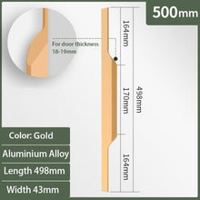 Load image into Gallery viewer, INSPIRA LIFESTYLES - Jet Long Pull Handles - BATHROOM PULLS, CABINET HARDWARE, CABINET PULL, CABINET PULLS, CLOSET PULL, DECORATIVE PULL, DOOR HARDWARE, DOOR PULL, DOOR PULLS, DRAWER PULL, DRAWER PULLS, FURNITURE PULL, HARDWARE, KITCHEN PULLS, LONG DOOR PULLS, LONG DRAWER PULLS, LONG PULL HANDLES, METAL HARDWARE, PULLS, SLIDING DOOR HARDWARE
