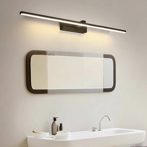 INSPIRA LIFESTYLES - Willis LED Vanity Light - BATHROOM LIGHT, BLACK, LED, LED LIGHT, LIGHT, LIGHT FIXTURE, LIGHTING, LINEAR LIGHT, MAKE UP LIGHT, MINIMAL, MODERN, SCONCE, VANITY LIGHT, WALL LAMP, WALL LIGHT, WHITE