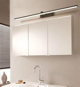 INSPIRA LIFESTYLES - Willis LED Vanity Light - BATHROOM LIGHT, BLACK, LED, LED LIGHT, LIGHT, LIGHT FIXTURE, LIGHTING, LINEAR LIGHT, MAKE UP LIGHT, MINIMAL, MODERN, SCONCE, VANITY LIGHT, WALL LAMP, WALL LIGHT, WHITE