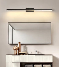 Load image into Gallery viewer, INSPIRA LIFESTYLES - Willis LED Vanity Light - BATHROOM LIGHT, BLACK, LED, LED LIGHT, LIGHT, LIGHT FIXTURE, LIGHTING, LINEAR LIGHT, MAKE UP LIGHT, MINIMAL, MODERN, SCONCE, VANITY LIGHT, WALL LAMP, WALL LIGHT, WHITE

