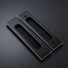 Load image into Gallery viewer, INSPIRA LIFESTYLES - Luke Recessed Door Handle - DOOR FURNITURE, DOOR HARDWARE, DOOR LEVER, DOOR LOCK KEY, DOOR LOCK SET, DOOR PULL, DOOR PULLS, LEVER, MODERN DOOR HANDLES, RECESSED DOOR HARDWARE, RECESSED SLIDING DOOR HANDLE, RECESSED SLIDING DOOR PULL, SLIDING DOOR HANDLE, SLIDING DOOR PULL
