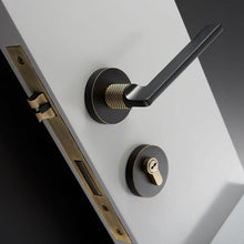 Load image into Gallery viewer, INSPIRA LIFESTYLES - Lyle Door Lever Sets - DOOR FURNITURE, DOOR HARDWARE, DOOR LEVER, DOOR LOCK KEY, DOOR LOCK SET, DOOR PULL, DOOR PULLS, LEVER, LEVER DOOR HANDLE, LEVER LOCK SET, MODERN DOOR HANDLES, MORTISE LOCK, POST MODERN DOOR HANDLES, THUMB TURN LOCK, TUBULAR COIN LOCK
