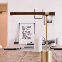 Load image into Gallery viewer, INSPIRA LIFESTYLES - Postaro Table Lamp - BEDSIDE LAMP, DESK LAMP, LED, LED LAMP, LED LIGHT, LIGHT FIXTURE, LIGHTING, OFFICE, TABLE LAMP, WOOD LAMP
