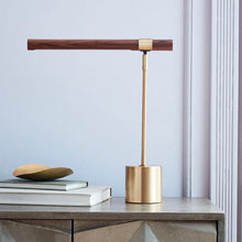 Load image into Gallery viewer, INSPIRA LIFESTYLES - Postaro Table Lamp - BEDSIDE LAMP, DESK LAMP, LED, LED LAMP, LED LIGHT, LIGHT FIXTURE, LIGHTING, OFFICE, TABLE LAMP, WOOD LAMP
