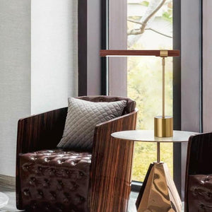 INSPIRA LIFESTYLES - Postaro Table Lamp - BEDSIDE LAMP, DESK LAMP, LED, LED LAMP, LED LIGHT, LIGHT FIXTURE, LIGHTING, OFFICE, TABLE LAMP, WOOD LAMP