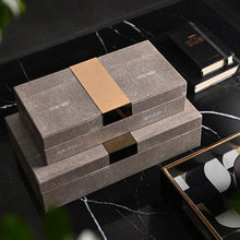 Load image into Gallery viewer, INSPIRA LIFESTYLES - Tessere Amenity Box - ACCESSORIES, AMENITIES BOX, AMENITIES TRAY, DECOR, DECORATIVE TRAY, HOME DECOR, JEWELRY BOX, ORGANIZER, STORAGE BOX

