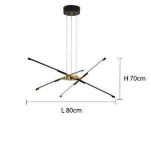 INSPIRA LIFESTYLES - Tubular Mobile Chandelier - ACCENT LIGHT, BRANCH LIGHT, CHANDELIER, DINING LIGHT, HANGING LIGHT, LED LIGHT, LIGHT, LIGHT FIXTURE, LIGHTING, MINIMALIST CHANDELIER, MOBILE CHANDELIER, MODERN CHANDELIER, MODERN LIGHT, PENDANT LIGHT, SCULPTURAL LIGHT, SPUTNIK LIGHT