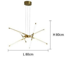 Load image into Gallery viewer, INSPIRA LIFESTYLES - Tubular Mobile Chandelier - ACCENT LIGHT, BRANCH LIGHT, CHANDELIER, DINING LIGHT, HANGING LIGHT, LED LIGHT, LIGHT, LIGHT FIXTURE, LIGHTING, MINIMALIST CHANDELIER, MOBILE CHANDELIER, MODERN CHANDELIER, MODERN LIGHT, PENDANT LIGHT, SCULPTURAL LIGHT, SPUTNIK LIGHT
