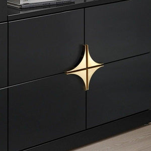 INSPIRA LIFESTYLES - Zanza Corner Pull Handles - BATHROOM PULLS, BRASS HARDWARE, CABINET HARDWARE, CABINET PULL, CABINET PULLS, CLOSET PULL, CORNER HANDLE, DECORATIVE PULL, DOOR HARDWARE, DOOR PULL, DOOR PULLS, DRAWER PULL, DRAWER PULLS, FURNITURE HANDLES, FURNITURE PULL, HANDLES, HARDWARE, KITCHEN PULLS, METAL HARDWARE, MINIMALIST, PULLS