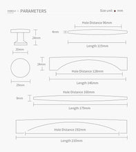Load image into Gallery viewer, INSPIRA LIFESTYLES - Arc Knob &amp; Pull Handles - CABINET HARDWARE, DRAWER PULLS, FURNITURE HANDLES, HARDWARE, KNOBS
