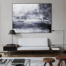 Load image into Gallery viewer, INSPIRA LIFESTYLES - Apollo Abstract Oil Painting - ABSTRACT ART, ART, BLACK AND WHITE PAINTING, CANVAS ART, CONTEMPORARY ART, FRAMED ART, HANGING ART, LARGE PAINTING, LARGE SCALE ART, MODERN ART, OIL PAINTING, PAINTING, UNFRAMED ART, WALL ART

