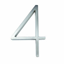 Load image into Gallery viewer, INSPIRA LIFESTYLES - Modern House Number Satin Nickel - ADDRESS, DOOR NUMBER, HARDWARE, HOME &amp; GARDEN, HOUSE NUMBER, SATIN NICKEL, SIGN, SILVER, ZINC ALLOY
