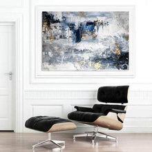 Load image into Gallery viewer, INSPIRA LIFESTYLES - Avanti Series: A.1 Contemporary Oil Painting - ABSTRACT ART, ART, ART SERIES, BLUE GRAY PAINTING, CANVAS ART, CONTEMPORARY ART, COORDINATED ART, FRAMED ART, HANGING ART, LARGE PAINTING, LARGE SCALE ART, MODERN ART, OIL PAINTING, PAINT SERIES, PAINTING, UNFRAMED ART, WALL ART
