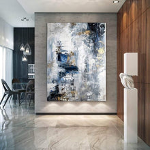 Load image into Gallery viewer, INSPIRA LIFESTYLES - Avanti Series: A.1 Contemporary Oil Painting - ABSTRACT ART, ART, ART SERIES, BLUE GRAY PAINTING, CANVAS ART, CONTEMPORARY ART, COORDINATED ART, FRAMED ART, HANGING ART, LARGE PAINTING, LARGE SCALE ART, MODERN ART, OIL PAINTING, PAINT SERIES, PAINTING, UNFRAMED ART, WALL ART
