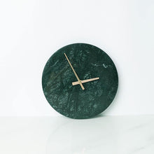 Load image into Gallery viewer, INSPIRA LIFESTYLES - Minimalist Marble Wall Clock - ACCESSORIES, CLOCK, DECOR, DECORATION, HOME ACCESSORIES, HOME DECOR, MARBLE CLOCK, MINIMALIST, MODERN, WALL ART, WALL CLOCK
