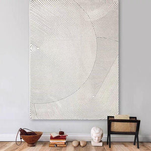 INSPIRA LIFESTYLES - Concentric Rings Large Area Rug - ABSTRACT RUG, ACCENT RUG, AREA RUG, BEDROOM CARPET, BEDROOM RUG, CARPET, DINING ROOM CARPET, DINING ROOM RUG, FLOOR COVERING, FLOOR MAT, GEOMETRIC RUG, LIVING ROOM CARPET, LIVING ROOM RUG, MINIMALIST, MODERN RUG, NORDIC, PILE CARPET, POLYESTER RUG, RUG, RUGS, SCANDINAVIAN, SIMPLE, TUFTED RUG, WOVEN RUG