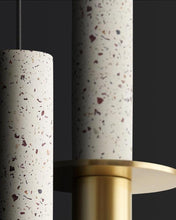 Load image into Gallery viewer, INSPIRA LIFESTYLES - Alistair LED Marble Pendant - BEDROOM LIGHT, BEDSIDE LIGHT, BRASS, DINING LIGHT, HANGING LIGHT, LED, LIGHT, LIGHT FIXTURE, LIGHTING, LIGHTS, LIVING ROOM LIGHT, MARBLE, MINIMAL, MODERN, PENDANT LIGHT, SCULPTURAL LIGHT, STONE
