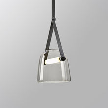Load image into Gallery viewer, INSPIRA LIFESTYLES - Silas Belted LED Glass Pendant - CHANDELIER, DINING LIGHT, HANGING LIGHT, LIGHT, LIGHT FIXTURE, LIGHTING, LIVING ROOM LIGHT, PENDANT, PENDANT LIGHT
