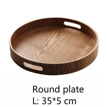 Load image into Gallery viewer, INSPIRA LIFESTYLES - Manchurian Ash Wood Trays - DECOR, DISHES, KITCHEN, ORGANISER, OVAL TRAY, PLATTER, RECTANGULAR TRAY, ROUND TRAY, SERVER, SERVING TRAY, TABLEWARE, TRAY, WOOD
