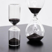 Load image into Gallery viewer, INSPIRA LIFESTYLES - Black Sand Hourglass - ACCESSORIES, DECOR, DECORATION, HOURGLASS, MODERN
