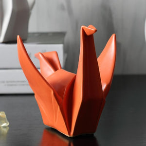 INSPIRA LIFESTYLES - Origami Crane Sculpture - ACCESSORIES, DECOR, HOME ACCESSORIES, OBJECTS, SCULPTURE