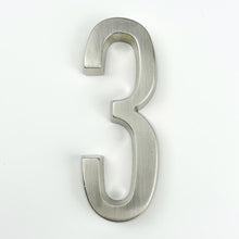 Load image into Gallery viewer, INSPIRA LIFESTYLES - Self-Adhesive House Number Satin Nickel - ADDRESS, DOOR NUMBER, HARDWARE, HOME &amp; GARDEN, HOUSE NUMBER, SATIN NICKEL, SIGN
