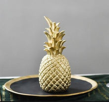 Load image into Gallery viewer, INSPIRA LIFESTYLES - Pineapple Sculptures - ACCESSORIES, BLACK, DECOR, DECORATION, GOLD, PINEAPPLE, RESIN, SCULPTURE, WHITE
