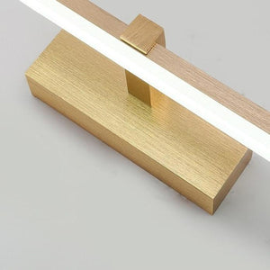 INSPIRA LIFESTYLES - Elise LED Vanity Light - BATHROOM LIGHT, BRUSHED GOLD, LED, LED LIGHT, LIGHT FIXTURE, LIGHTING, LINEAR LIGHT, MAKE UP LIGHT, MINIMALIST, VANITY LIGHT, WALL LAMP, WALL LIGHT