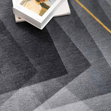 Load image into Gallery viewer, INSPIRA LIFESTYLES - Gradating Prismatic Round Area Rug - ACCENT RUG, AREA RUG, BEDROOM CARPET, CARPET, COMMERCIAL, DINING ROOM CARPET, FLOOR MAT, GRADATING, GRAY, HOTEL CARPET, LIVING ROOM CARPET, OFFICE CARPET, PILE CARPET, RUG, WOVEN RUG
