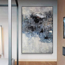 Load image into Gallery viewer, INSPIRA LIFESTYLES - Avanti Series: C.1 Contemporary Oil Painting - ABSTRACT ART, ART, ART SERIES, BLUE GRAY PAINTING, CANVAS ART, CONTEMPORARY ART, COORDINATED ART, FRAMED ART, HANGING ART, LARGE PAINTING, LARGE SCALE ART, MODERN ART, OIL PAINTING, PAINTING, UNFRAMED ART, WALL ART

