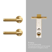 Load image into Gallery viewer, INSPIRA LIFESTYLES - Reed Door Lever Sets - DOOR FURNITURE, DOOR HARDWARE, DOOR LEVER, DOOR LOCK KEY, DOOR LOCK SET, DOOR PULL, DOOR PULLS, LEVER, LEVER DOOR HANDLE, LEVER LOCK SET, MODERN DOOR HANDLES, MORTISE LOCK, REEDED DOOR HANDLE, REEDED DOOR LEVER, THUMB TURN LOCK, TUBULAR COIN LOCK
