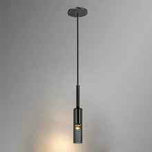 Load image into Gallery viewer, INSPIRA LIFESTYLES - Kaisa Black Glass Pendant - BLACK GLASS PENDANT LIGHT, HANGING LIGHT, LIGHT, LIGHT FIXTURE, LIGHTING, MODERN PENDANT LIGHT, PENDANT, PENDANT LIGHT, WALL LIGHT, WALL SCONCE
