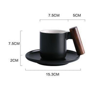 Load image into Gallery viewer, INSPIRA LIFESTYLES - Mugs w/ Wood Handles - COFFEE MUG, CUP, DINING, KITCHEN, MUG, SAUCER, TABLEWARE, TEA CUP
